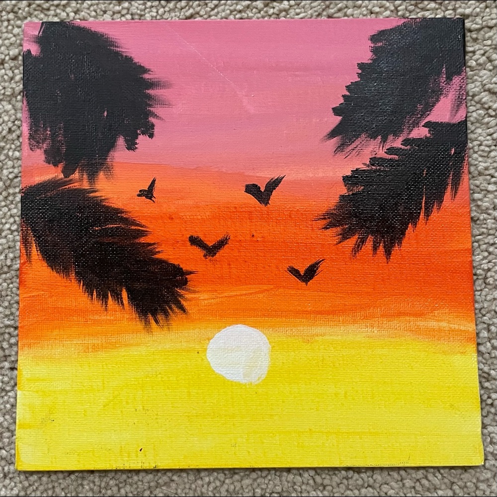 Sunset painting